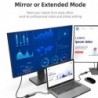 USB-Typ-C-zu-HDMI-Adapter – USB 3.1 USB-C zu HDMI – Konverter – für Laptops/Smartphones