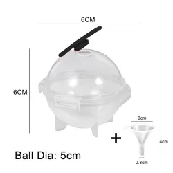 Plastic ice cube mould - round ball - 5cmBar supply