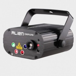Mini-Bühnenlicht – Laserprojektor – mit Fernbedienung – RGB – LED – 96 Muster