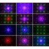 Mini-Bühnenlicht – Laserprojektor – mit Fernbedienung – RGB – LED – 96 Muster
