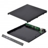 12.7mm USB 2.0 - DVD/CD-ROM case - optical disk drive SATA to SATA - external enclosureExternal storage