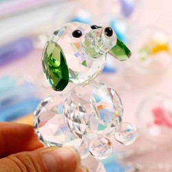 Colorful crystal dog - figurineStatues & Sculptures
