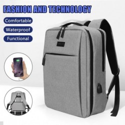 Trendy laptop bag - backpack - with USB charging port - waterproofBackpacks