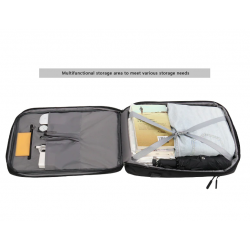 Trendige Laptoptasche - Rucksack - mit USB-Ladeanschluss - wasserdicht
