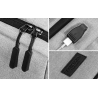 Trendige Laptoptasche - Rucksack - mit USB-Ladeanschluss - wasserdicht