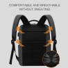 Trendige Laptoptasche - Rucksack - mit USB-Ladeanschluss - wasserdicht