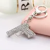 Mini crystal gun - keychainKeyrings