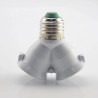 E27 auf E27 – 1 auf 2 Lampen – Fassungssockel – Konverter – Splitter – Adapter – feuerfest