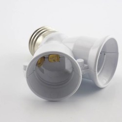 E27 to E27 - 1 to 2 lamp - socket base - converter - splitter - adapter - fireproofLighting fittings