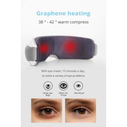 Intelligentes Augenmassagegerät – beheizte Luftkompression – müde Augen – Augenringe – Massage – Entspannung – Bluetooth