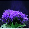 Künstliche Kunststoffpflanze - lila Blume - Aquariumdekoration