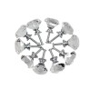 Dekorativer Möbelknopf – Griff – Schublade – Kleiderschrank – Kristalldiamant – 30 mm