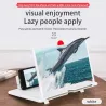 12 Zoll / 14 Zoll - 3D-Telefonbildschirmlupe - HD-Verstärker - mit faltbarer Halterung