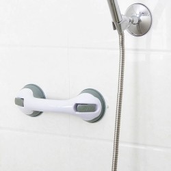Badezimmerwand/-tür – Griffstange – starker Saugnapf und Griff – verstellbar