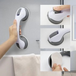 Badezimmerwand/-tür – Griffstange – starker Saugnapf und Griff – verstellbar