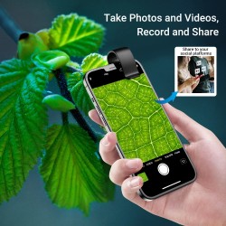 200x Magnification microscope lens with CPL mobile LED light - micro macro lensesLenses