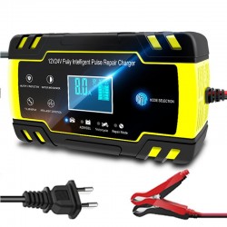 Autobatterieladegerät - vollautomatisch - digitales LCD - 12V-24V - 8A