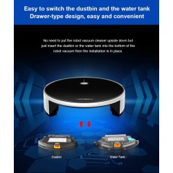 LIECTROUX C30B - 4000pa - Roboter - Staubsauger - 2D-Kartennavigation - WLAN - Wassertank