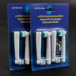 Electric toothbrush head - for Oral B 3D - 4 piecesMouth