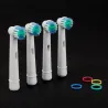 Electric toothbrush head - for Oral B 3D - 4 piecesMouth