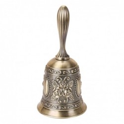 Vintage hand call bell - with classical floral designFestive & Party