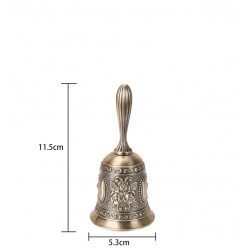 Vintage hand call bell - with classical floral designFestive & Party