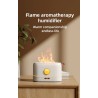 Ultrasonic air humidifier - essential oils diffuser - colorful LED flameHumidifiers