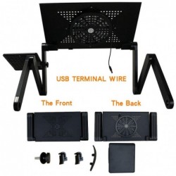 Multifunction tablet / laptop stand - table - with mouse pad - adjustable - foldableHolders