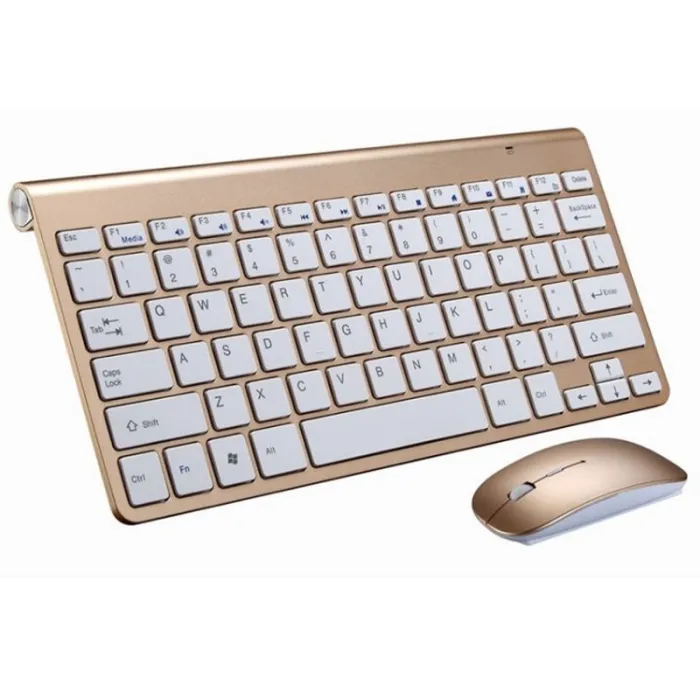 Kabellose Tastatur mit Maus / USB-Empfänger 2,4 G