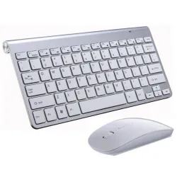 Kabellose Tastatur mit Maus / USB-Empfänger 2,4 G