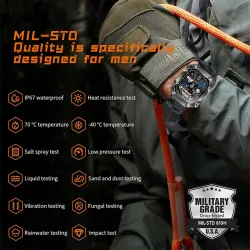 KR80 Smartwatch – Android/IOS – Fitness-Tracker – Herzmonitor – IP67 – Aktivitäts-Tracker