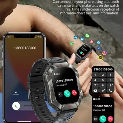 KR80 Smartwatch – Android/IOS – Fitness-Tracker – Herzmonitor – IP67 – Aktivitäts-Tracker