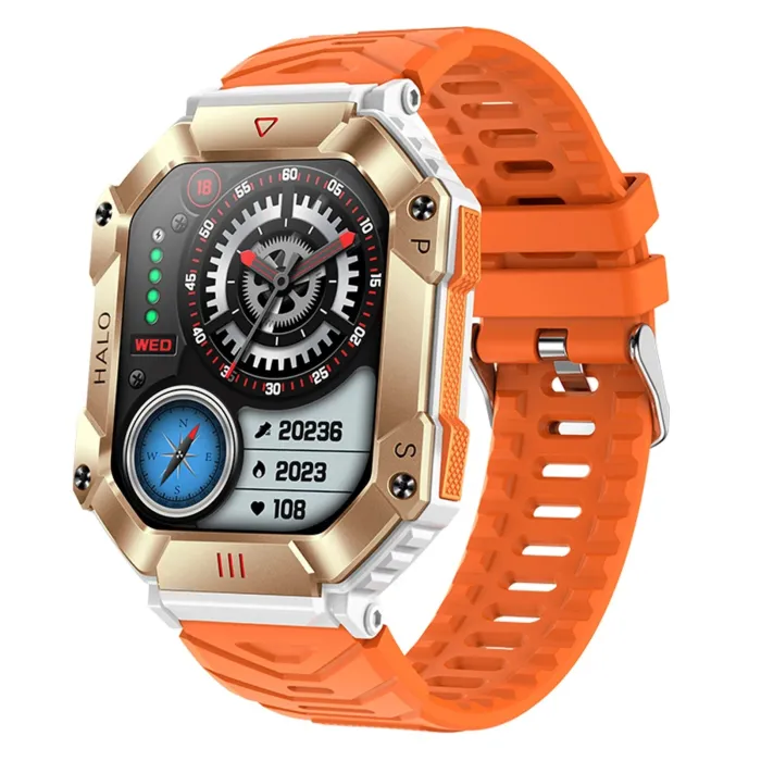 KR80 Smartwatch – Android/IOS – Fitness-Tracker – Herzmonitor – IP67 – Aktivitäts-Tracker