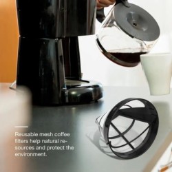 Wiederverwendbarer Kaffeefilter – Nylonnetz – waschbar – für 8–12