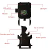 Multifunktionales Survivalarmband mit Kunststoffschnalle & LED-Licht