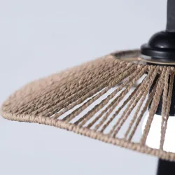 30cm Paper Rope Lampshade Hand Knit Vintage Lamp Shade Light Cover Ceiling Pendant Creative Retro Garden Style DIY Lampshade