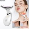 Facial Microcurrent EMS Neck Face Lifting Massager Neck Face Beauty Skin Tighten Device LED Photon Therapy Anti Wrinkle Remov...