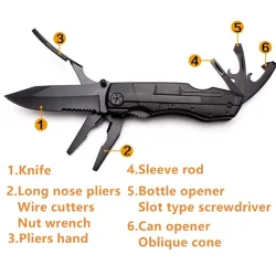 Multifunction stainless steel - multi-tool pocket knife - pliers - foldableKnives & Multitools