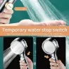 Smart 4Mode Instelbare Led Digitale Temperatuur Display Douchekop Hoge Druk Handheld Badkamer Waterbesparende Douchekop