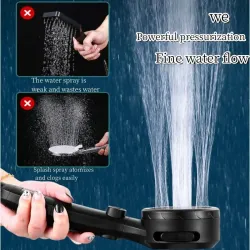 Smart 4Mode Instelbare Led Digitale Temperatuur Display Douchekop Hoge Druk Handheld Badkamer Waterbesparende Douchekop