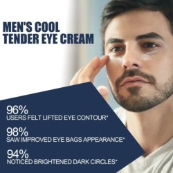 Men Retinol Eye Bags Remover Cream Anti Dark Circles Anti Puffiness Fade Fine Line Lifting Firming Moisturizing Repair Skin Care