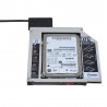 Universal Aluminium SATA HDD Caddy 12.7mm Kastengehäuse optische Bucht