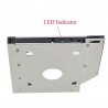 Universal Aluminium SATA HDD Caddy 12.7mm Kastengehäuse optische Bucht