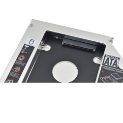 Universal Aluminium SATA HDD Caddy 12.7mm Kastengehäuse optische Bucht