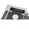 Universal Aluminium SATA HDD Caddy 12.7mm Kastengehäuse optische Bucht