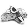 Fußball Fußballschuh mit Strass - Schlüsselanhänger