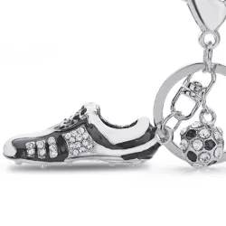 Fußball Fußballschuh mit Strass - Schlüsselanhänger