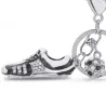 Fußball Fußballschuh mit Strass - Schlüsselanhänger