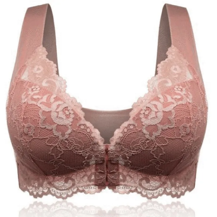 copy of Sexy Spitze BH - drahtlos - Push-up - mit verstellbarer Frontschnalle