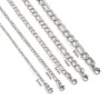 Fashion Figaro Cuban Link Chain Stainless Steel Necklace 45cm/50cm/55cm/60cm 3MM-9MM Gold Color Jewelry Gift Women MenHome